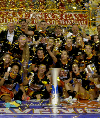 La victoria del Valencia Basket en la Liga Femenina Endesa se exhibirá en Alzira, Aldaya y Valencia mediante la exposición de la copa correspondiente.